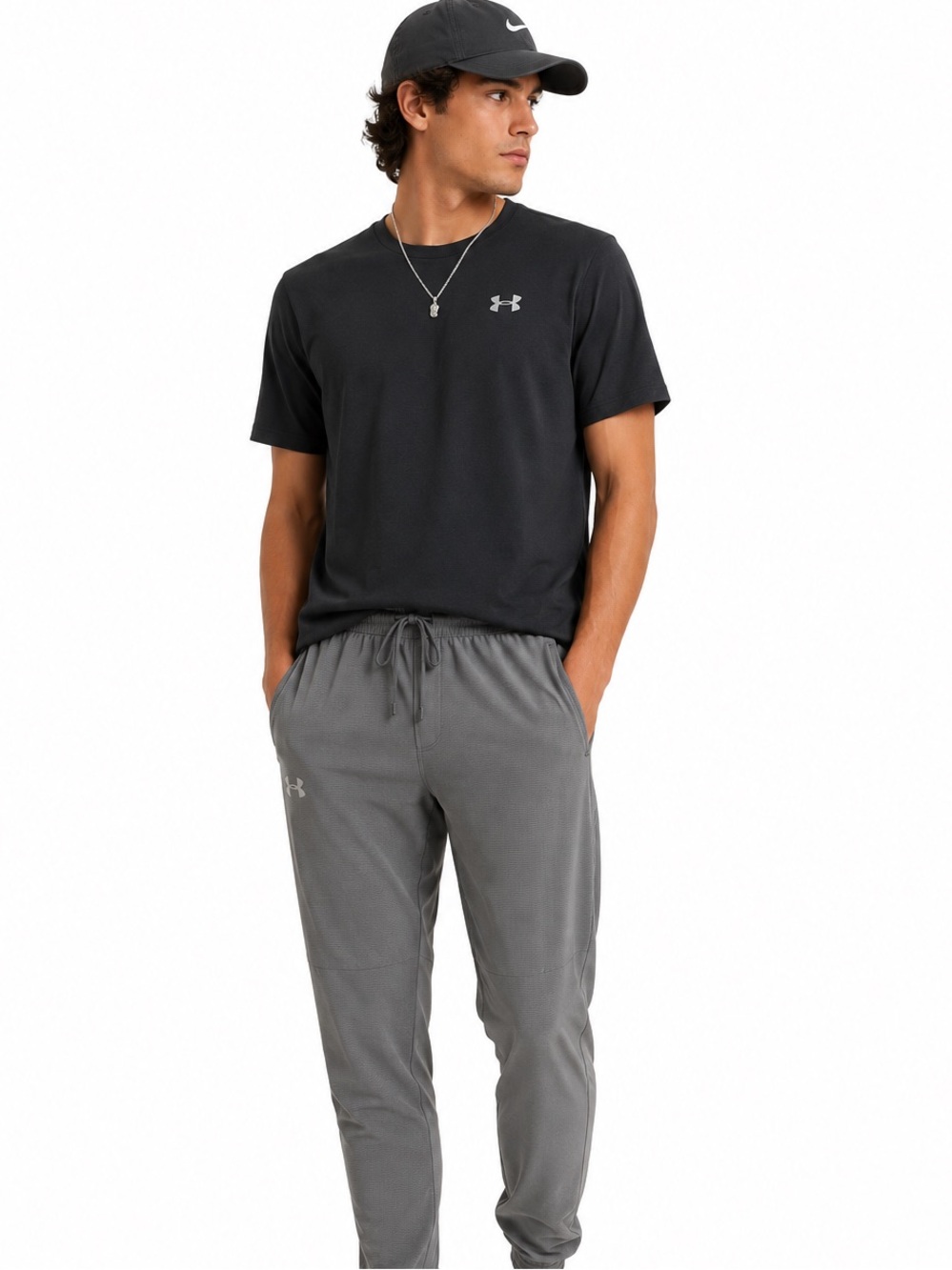 Under Armour Charcoal Performance Drawstring Shorts